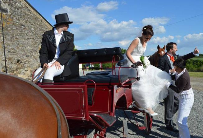 Location de calèche, fête d'association, mariage